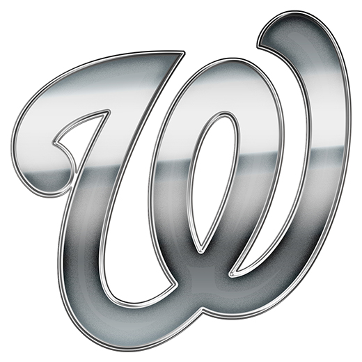 Washington Nationals Silver Logo iron on paper